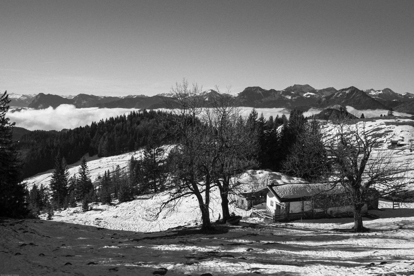 Steinmoosalm zwischen Sachrang  und Spitzstein