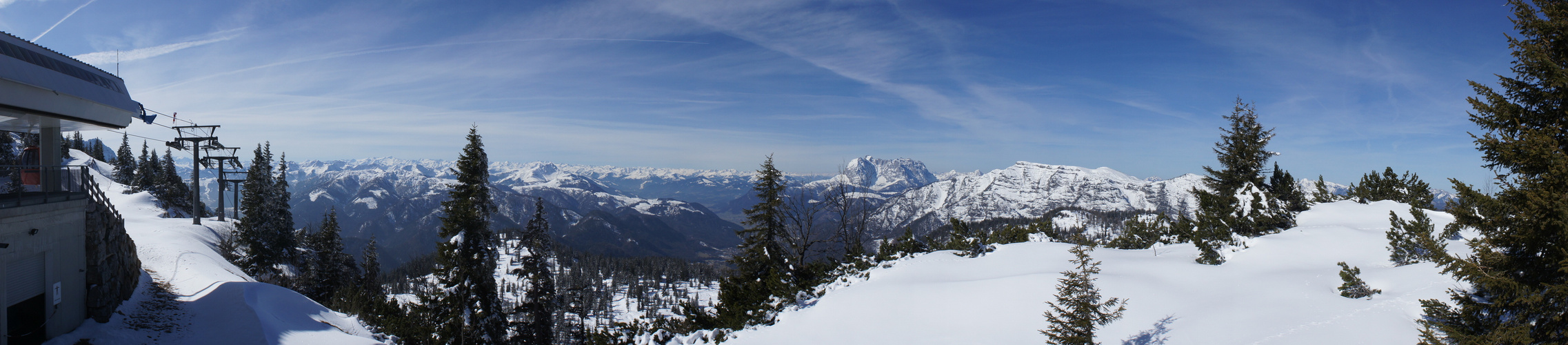 Steinplatte - mit Blick auf Wilden Kaiser