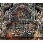 Steinrelief im Tempel Banteay Srei
