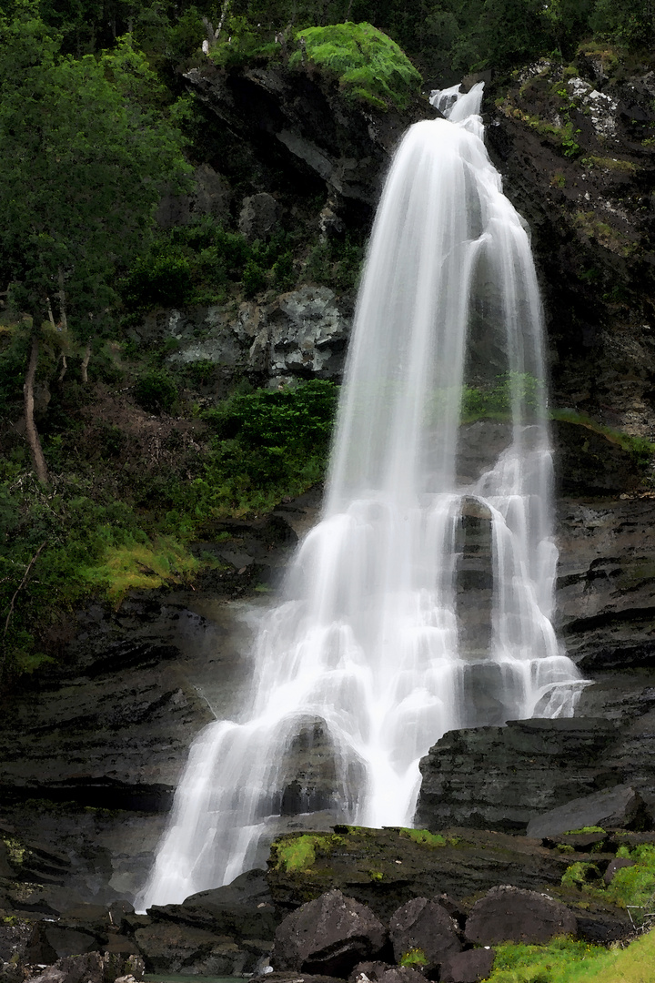 Steinsdalsfossen: Auf dem Weg nach Bergen