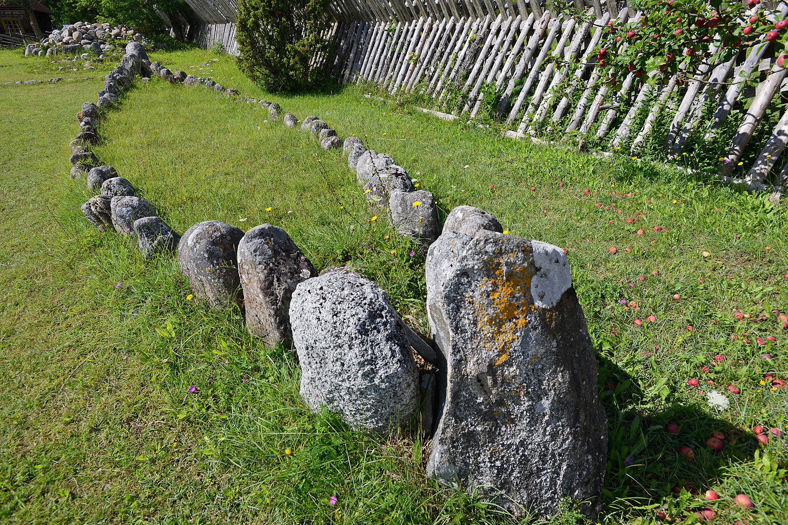 Steinsetzung auf Gotland