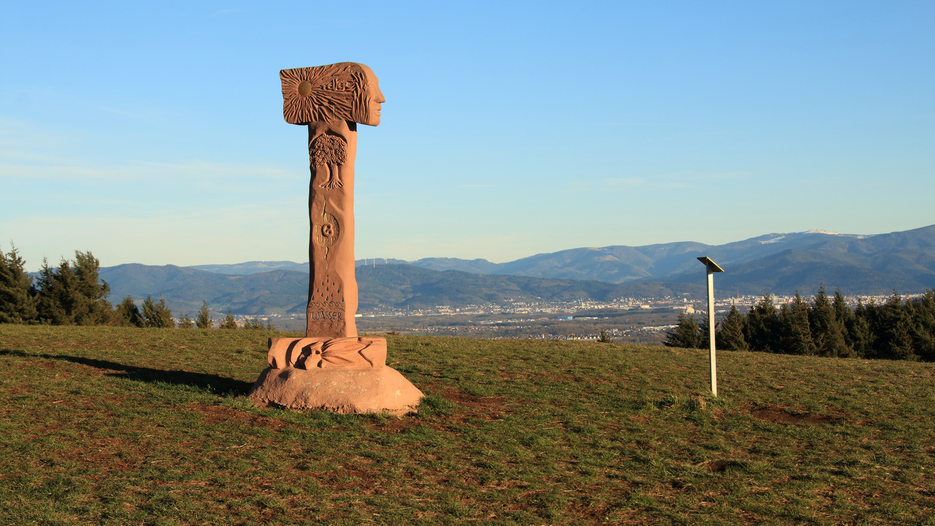 Steinskulptur am Badberg