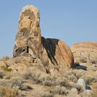 Steinskulptur auf dem Weg zum Mount Whitney