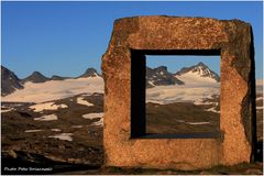 Steinskulptur von Knut Wold