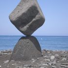 Steinskulpturen am Strand von Puerto Naos II