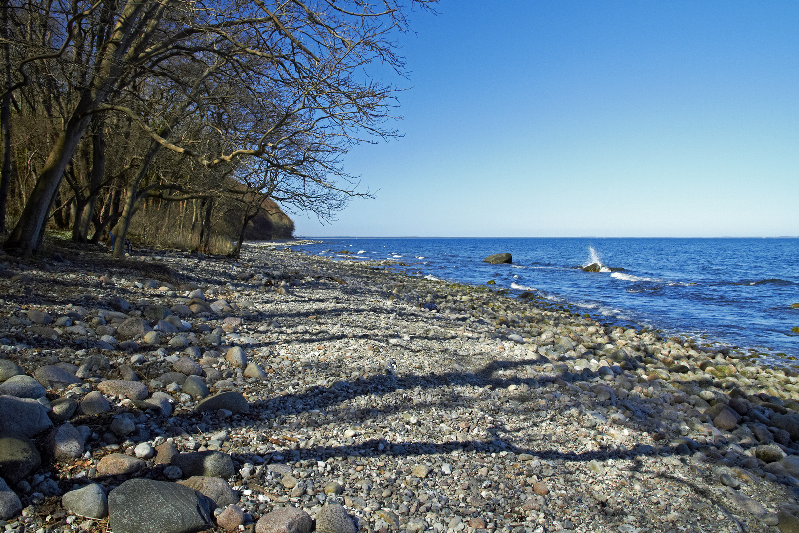 Steinstrand auf Rügen