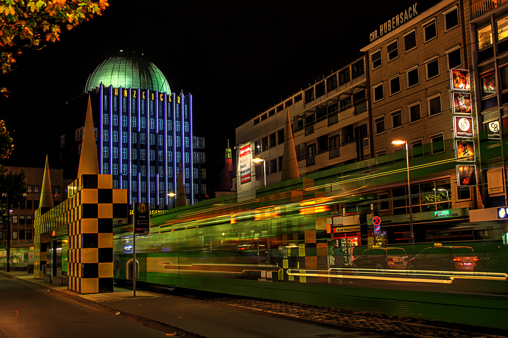 Steintor Hannover bei Nacht