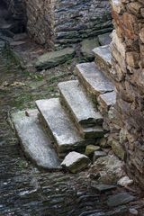 Steintreppe in Soglio GR