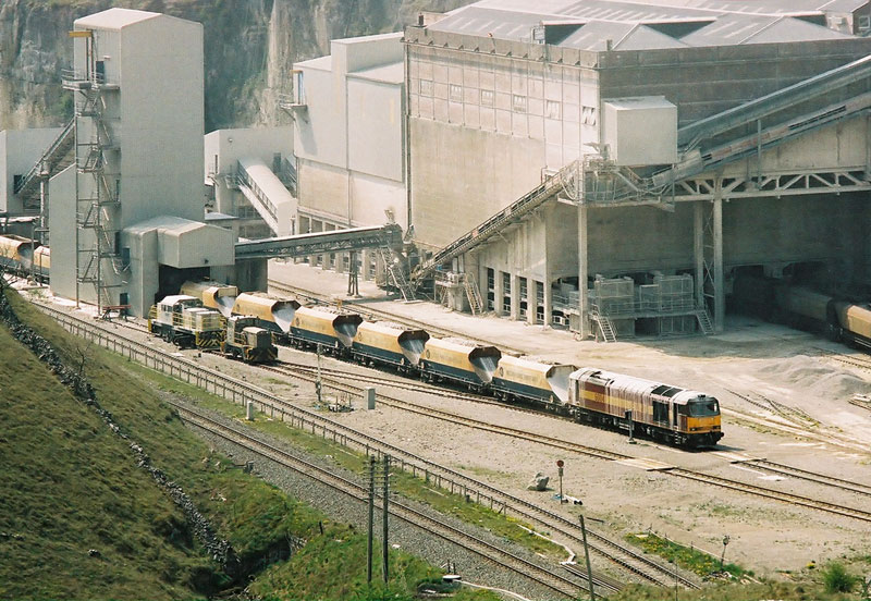 Steinverladung, Tunstead Quarry