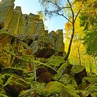 Steinwand in der Rhön