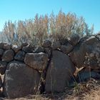 Steinzaun auf Sardinien