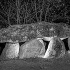 Steinzeitgrab Lichtmalerei - Stone age grave light painting