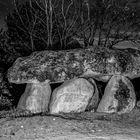 Steinzeitgrab Lichtmalerei - Stone age grave light painting