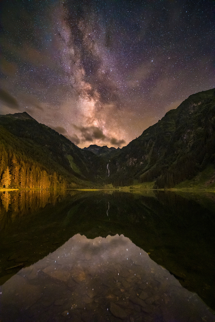 Steirischer Bodensee bei Nacht