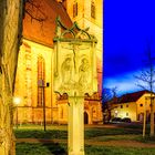 Stele an der St. Johanniskirche...