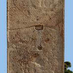 Stele auf dem Gelände des ehemaligen Amenophis III. Tempels…
