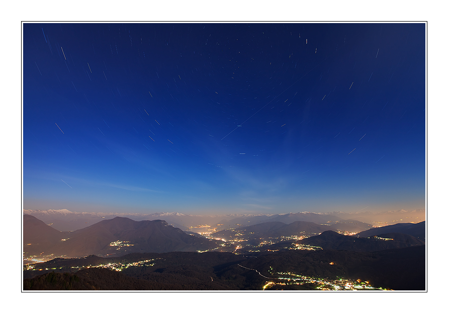 Stelle e luci delle Prealpi