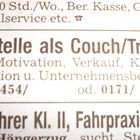 Stellenanzeige eines sportlichen Sofas...