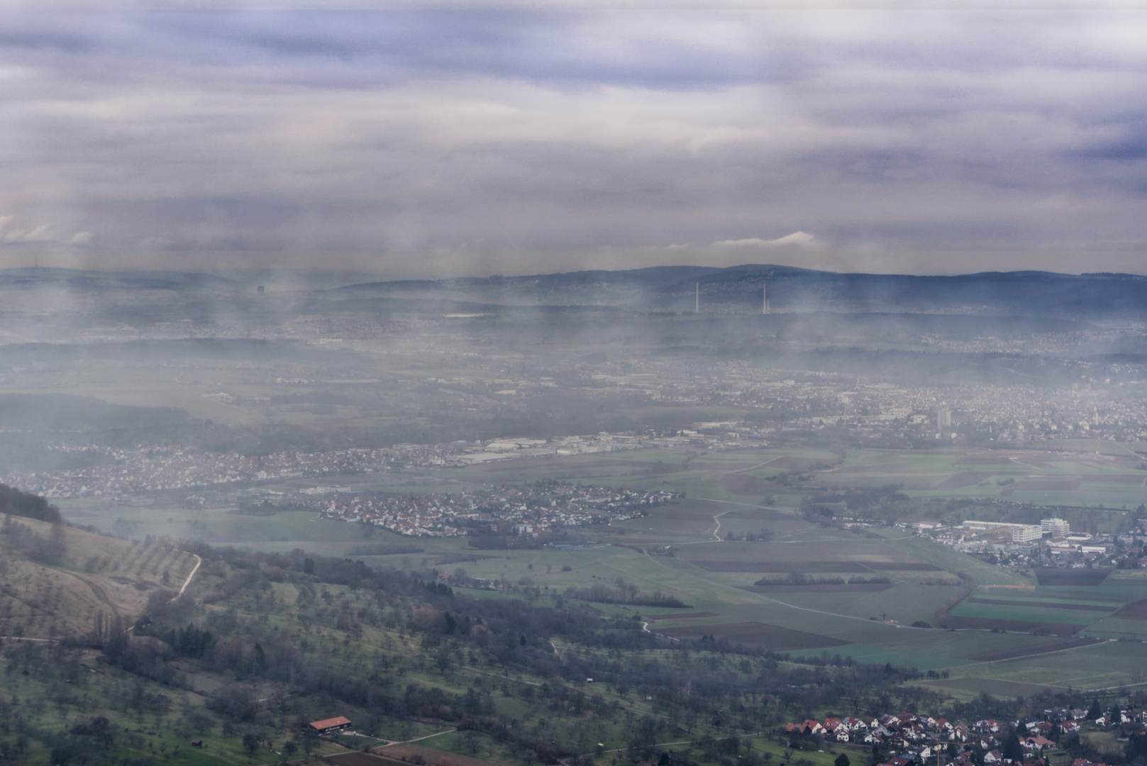 Stellenweise Nebel