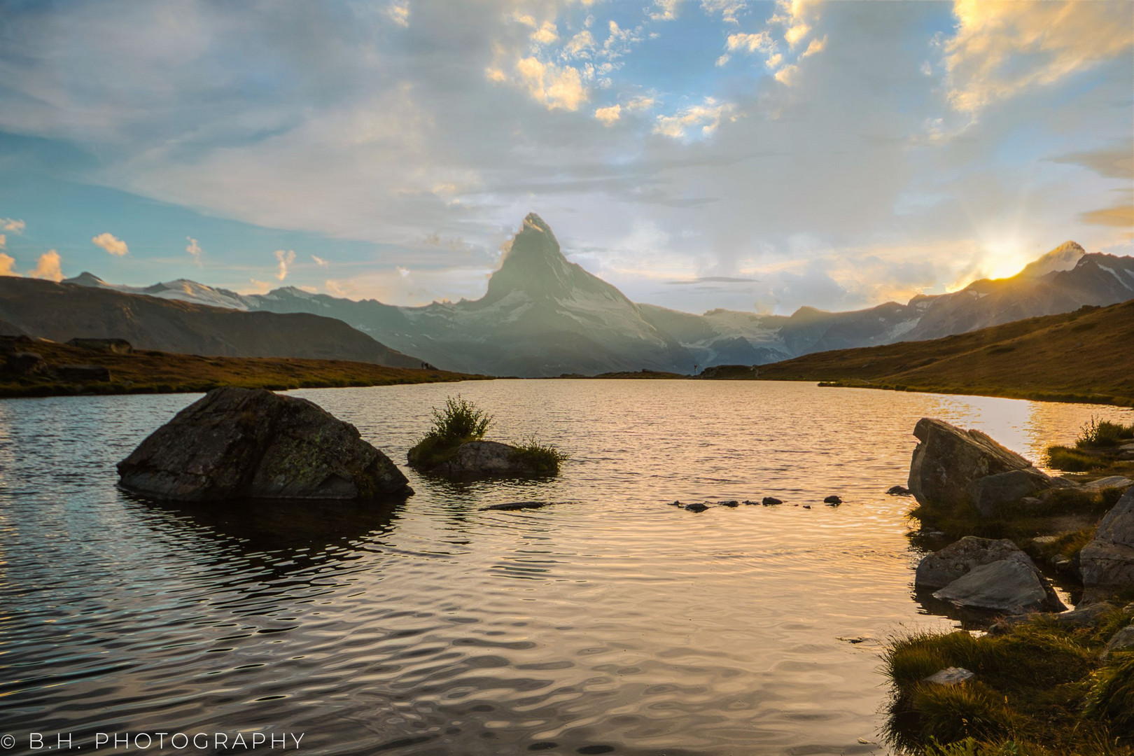 Stellisee im Sunset