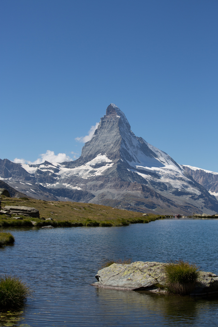 Stellisee und Matterhorn am 4.9.13