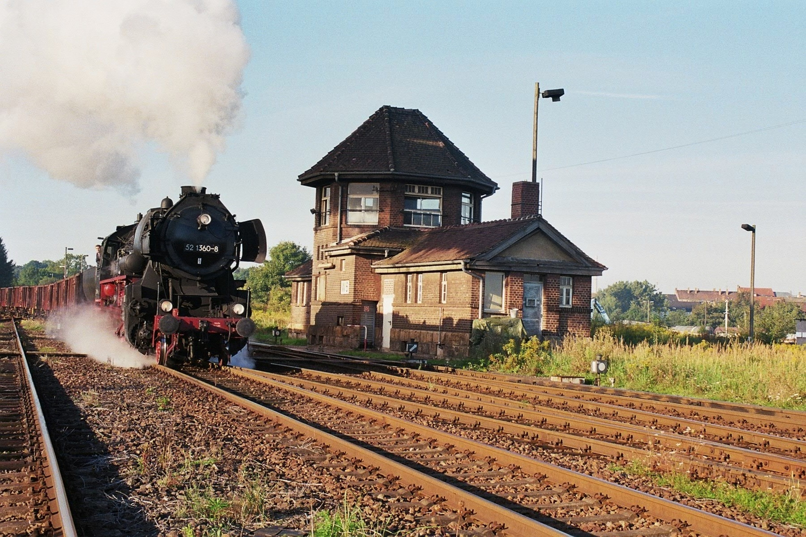 Stellwerk im Güterbahnhof Zeitz