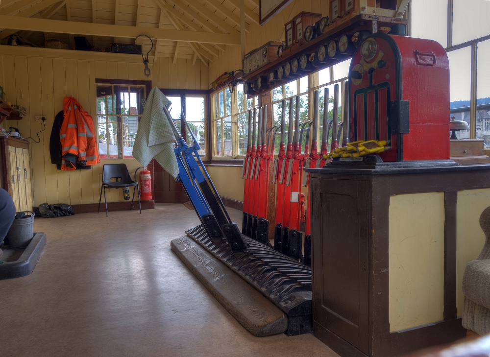 Stellwerk im Museumsbahnhof