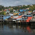 Stelzenhäuser in Castro auf Chiloe