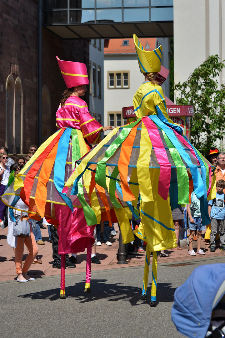 Stelzenläufer beim " tete a tete" Rastatt 2012