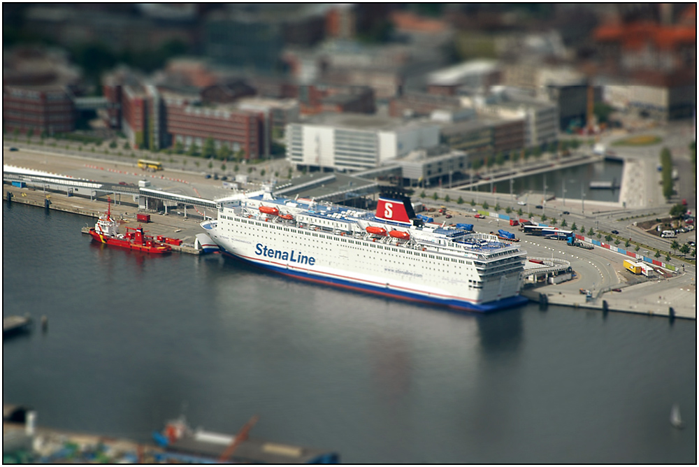 STENA LINE, Kiel - Tilt/Shift Effekt