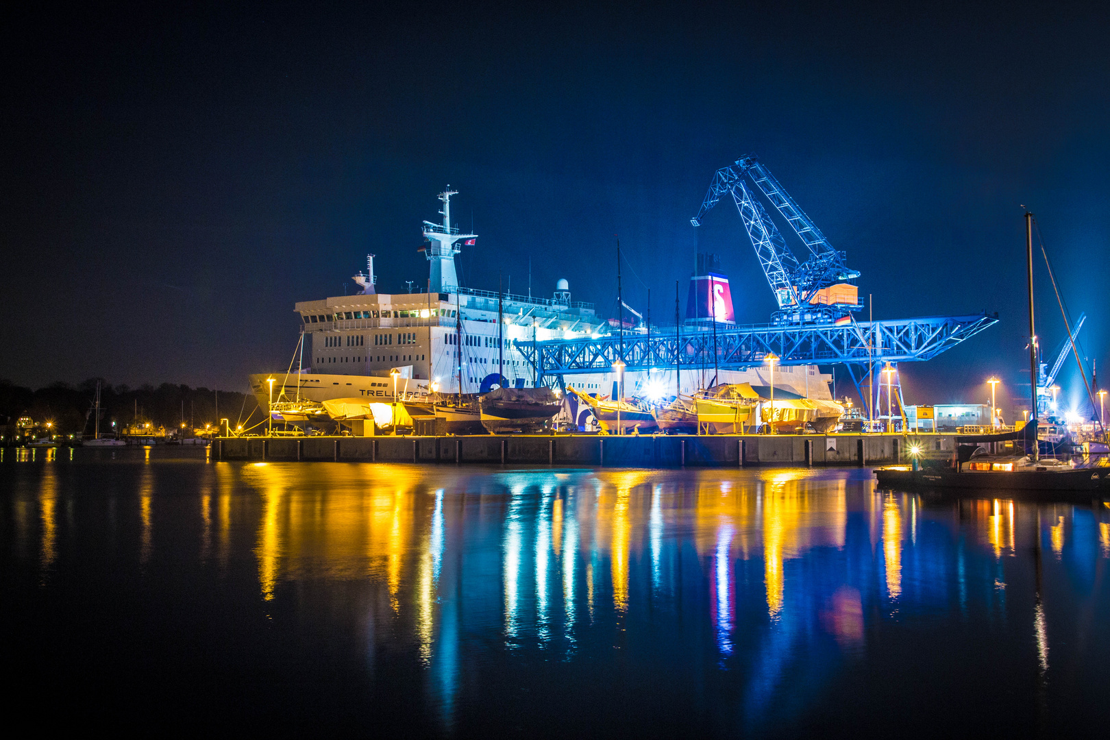 StenaLine im Rostocker Stadthafen