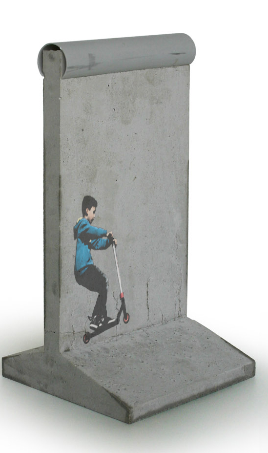 Stencil auf der Mauer