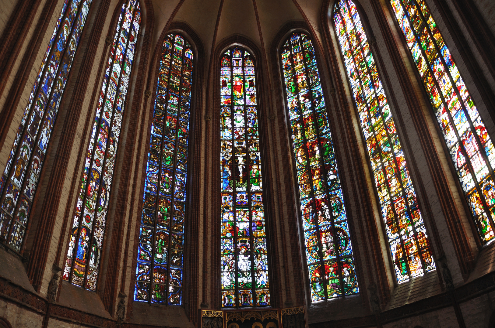 stendal chorfenster im dom st nikolai