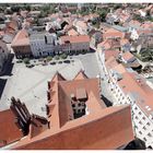 Stendal - Marktplatz - Blick von der Marienkirche