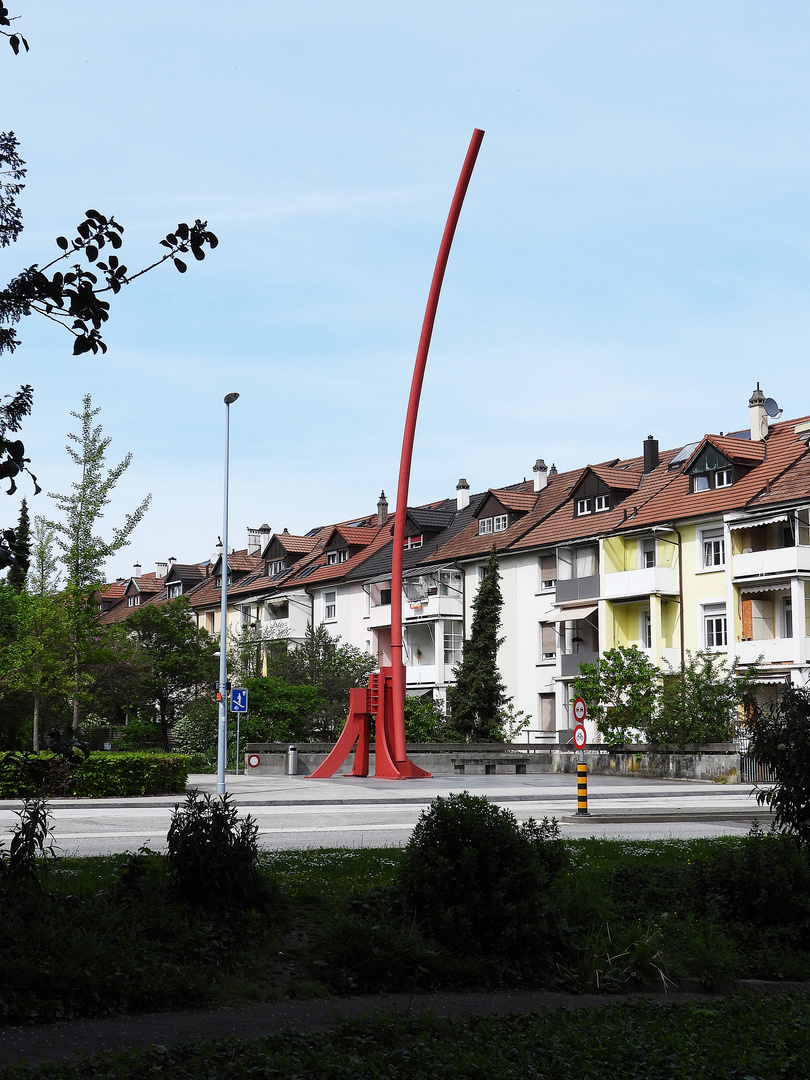 "Stengel" von Hans Bernhard Luginbühl in der Grenzacherstrasse, Basel