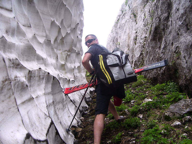 step toward to glacier - Zabljak