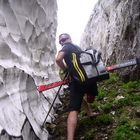 step toward to glacier - Zabljak