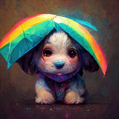 StephanRose_cute_beautiful_quaint_adorable_rainbow_rain_puppy_b