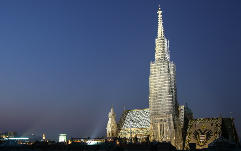 Stephans-Dom in der blauen Stunde