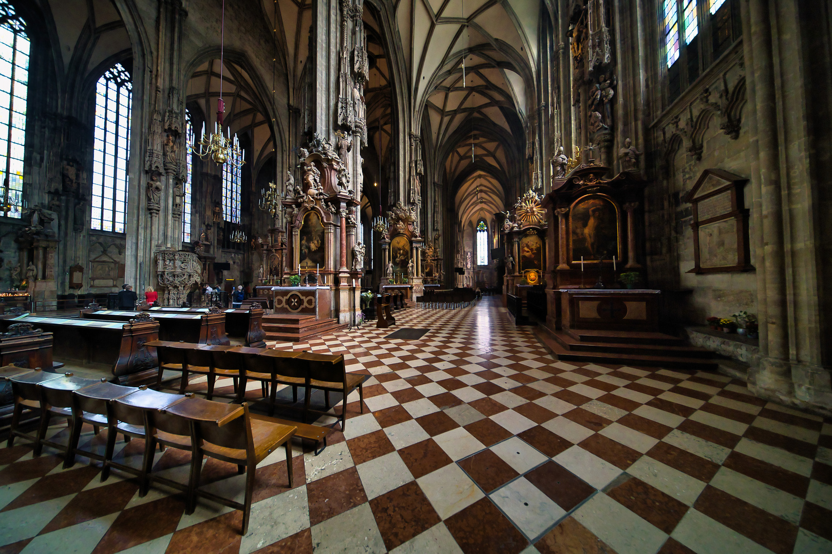 Stephansdom Innenansicht (02) Foto & Bild | world, spezial, kirche ...