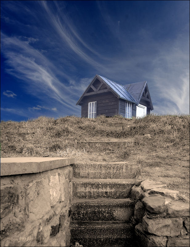 steps to the ferrymans hut