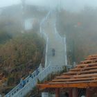 Steps up to the Fansipan peak