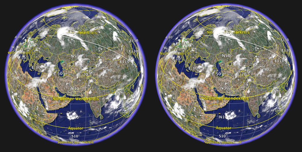 Stereo-Geographie zu "Irgendwo..."