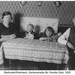 Sterkrade, Zechenstraße 9b, Familie Gido, 1925