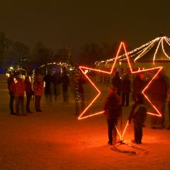 Stern beim Dortmunder Winterleuchten