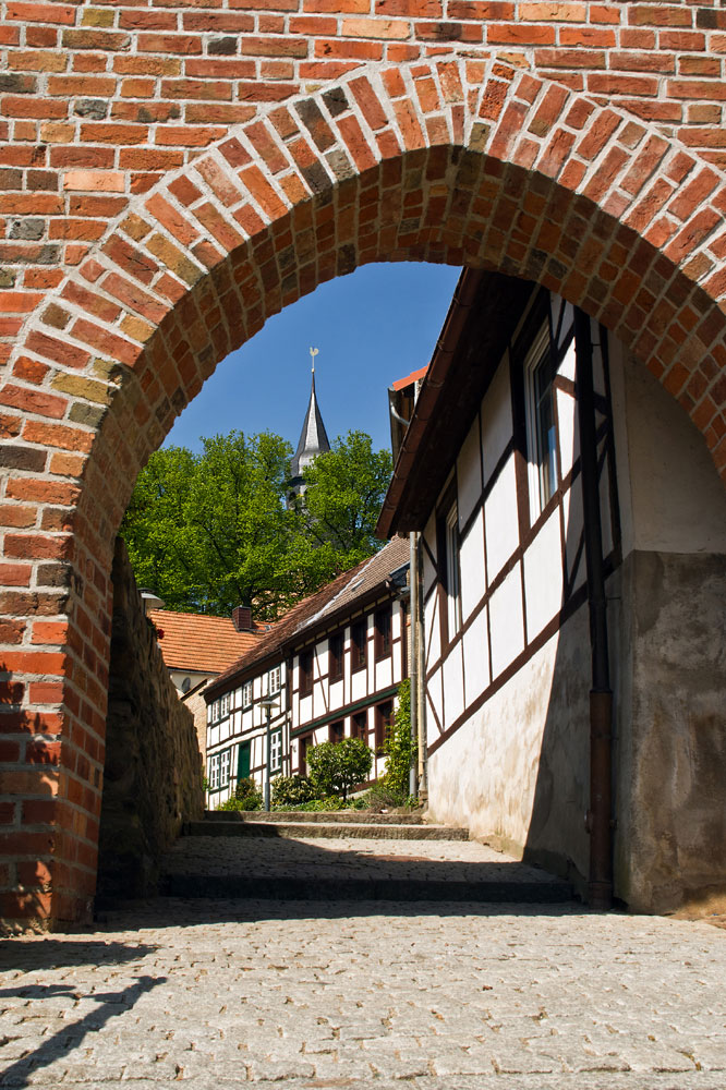 Sternberg - Blick durchs Mühlentor