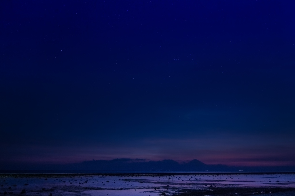 Sternbild Orion in Indonesien