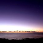 Sternbild Skorpion vor Sonnenaufgang am Strand von Teneriffa