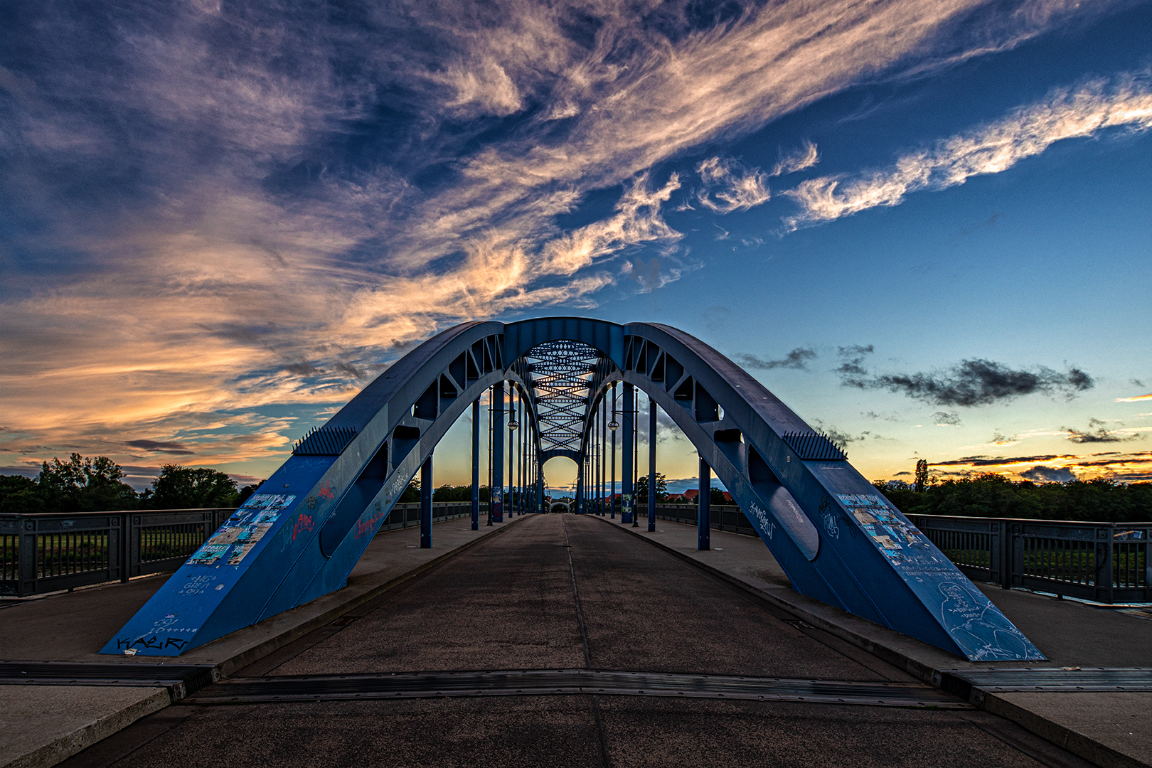 Sternbrücke am Abend...