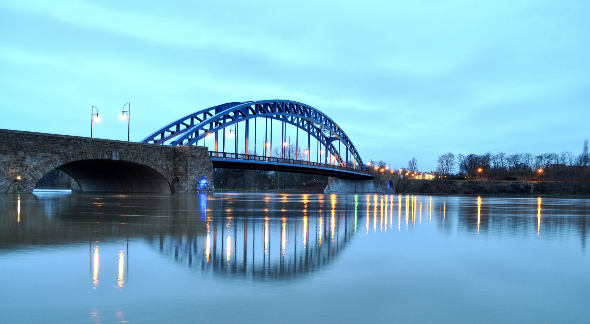 Sternbrücke Hochwasser ´11